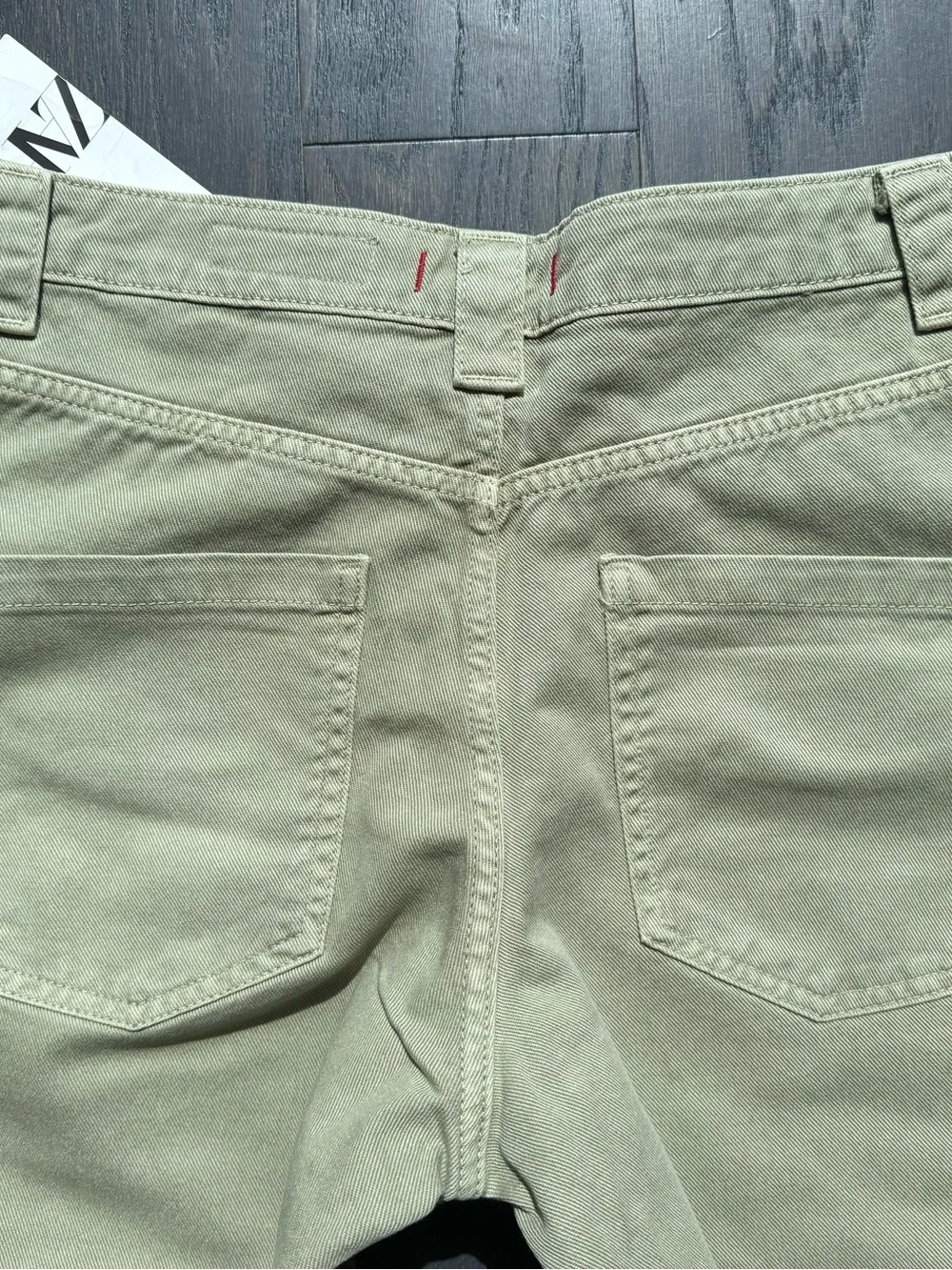 Women's Zara The Cropped Barrel Pants Khaki/Olive NWT size 8